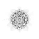 Mandala trip tattoo design idea