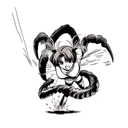 Scorpio tattoo design idea