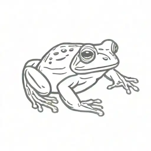 frog with Glock  tattoo design idea