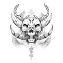 psicodelic scorpio tattoo design idea