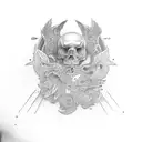 age undefined tattoo design idea