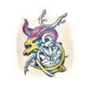 willow branch tattoo design idea