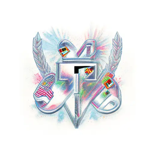 a sind with the Letters U, C ans T tattoo design idea