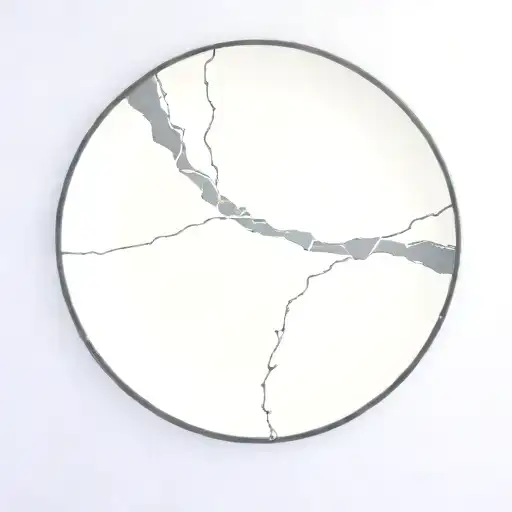 Kintsugi plate tattoo design idea