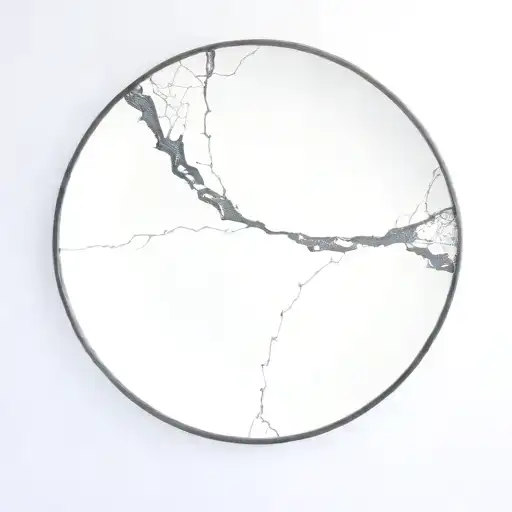 Kintsugi plate tattoo design idea