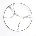 Kintsugi plate tattoo design idea