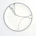 Kintsugi plate tattoo design idea