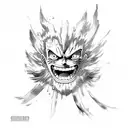 luffy gear 5 tattoo design idea