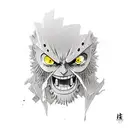 luffy gear 5 tattoo design idea