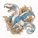 Lugia  tattoo design idea