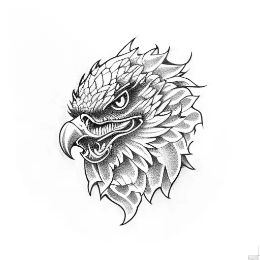 aguila azor tattoo design idea