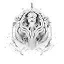 adhd brain  tattoo design idea