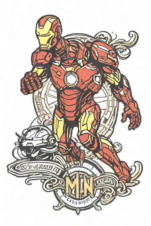 Ironman triathlon logo tattoo design idea