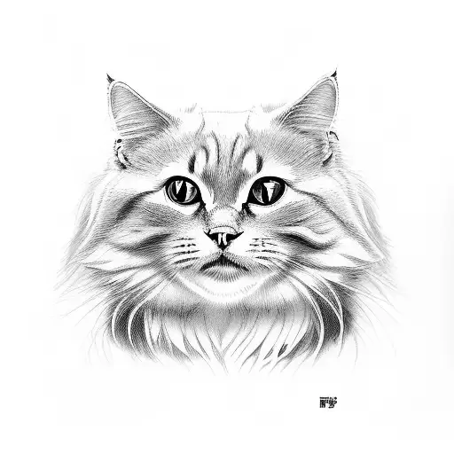 Black cat with karate kimono tattoo design idea