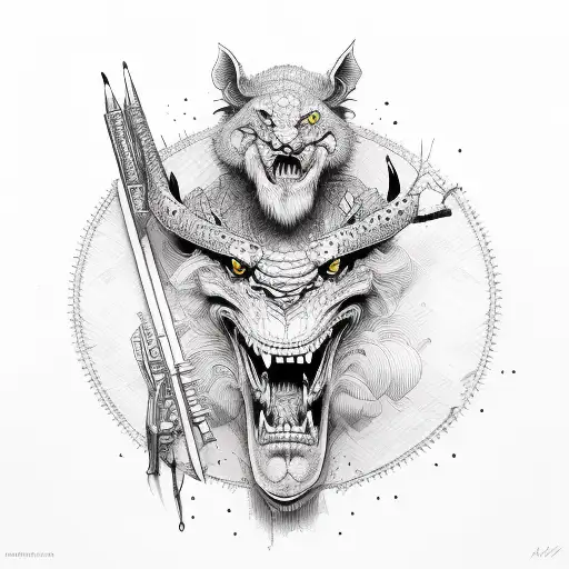 hustle tattoo design idea