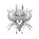 longsword tattoo design idea