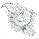 Mc pato tattoo design idea