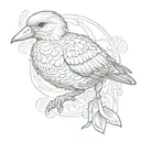 Mc pato tattoo design idea
