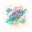 thunder storm space cloud  tattoo design idea