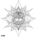 dark side of the moon tattoo design idea