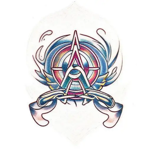 caduceus  tattoo design idea