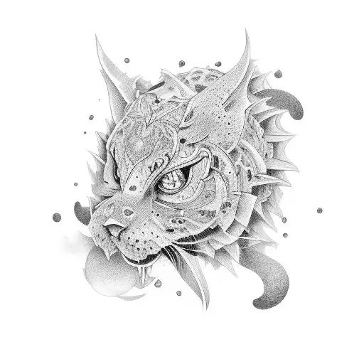 suminagashi tattoo design idea