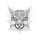 suminagashi tattoo design idea