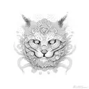 suminagashi tattoo design idea