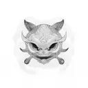 suminagashi tattoo design idea