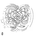 Self-love tattoo design idea