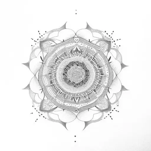 mandala leg fillers  tattoo design idea