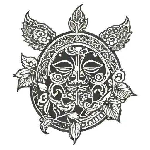 Born in Nigeria raised in Baltimore tattoo design idea