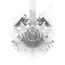 script name "Teghan" with date July 3, 2021 in Roman numerals tattoo design idea