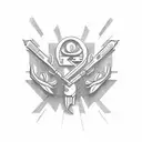 Kappa Alpha Psi Fratenity tattoo design idea