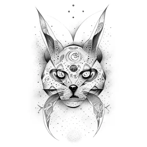 ciclo lunar  tattoo design idea