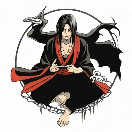 itachi uchiha tattoo design idea