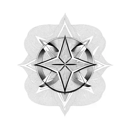Star of Abraham tattoo design idea