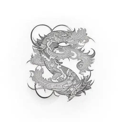 letter s and p hidden in a tattoo design tattoo design idea