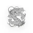 letter s and p hidden in a tattoo design tattoo design idea