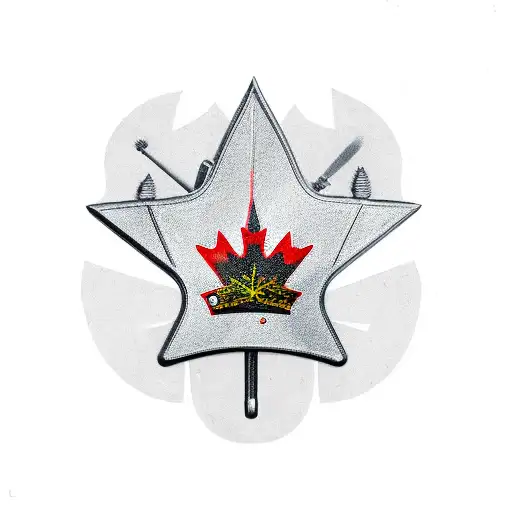 canadian military / plumber  tattoo design idea