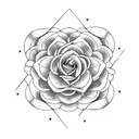 Buda+roses+labirinth tattoo design idea