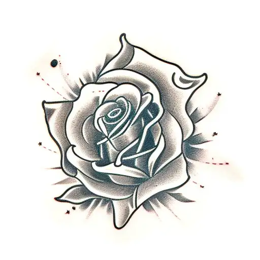 revolver roses  tattoo design idea
