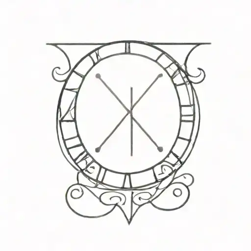 February 25th 1995 Roman numeral grandpa tattoo design idea