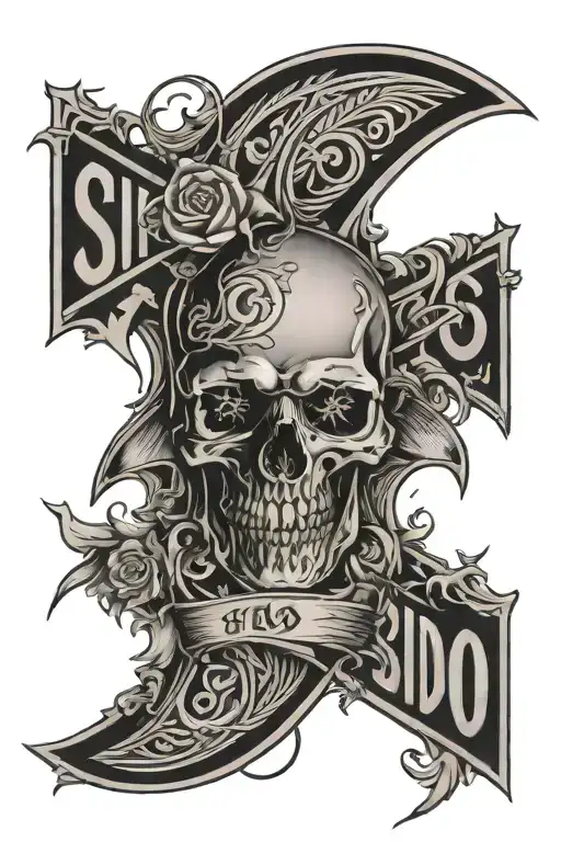 Sido Make with Aggro Berlin Logo and 30.11.80 tattoo design idea