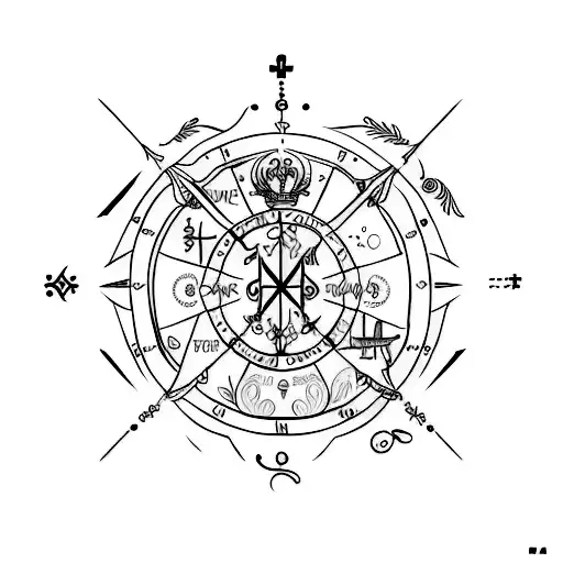 Create a tattoo connecting the two horoscope symbols libra and Gemini and make it into the initials of kn  tattoo design idea