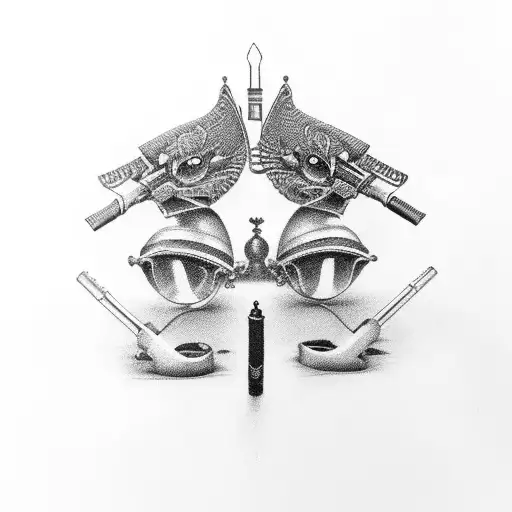 Japanese, Egyption, christian, russian, mafia, guns, masculine, full arm tattoo design idea