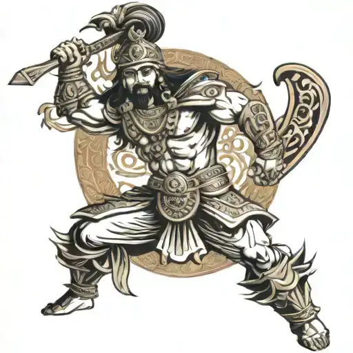 karan mahabharat warrior karna forearm tattoo tattoo design idea