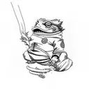 naruto as a toad tattoo design idea