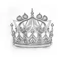 Queen's Crown tattoo design idea