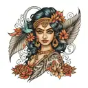 Shweta tattoo design idea